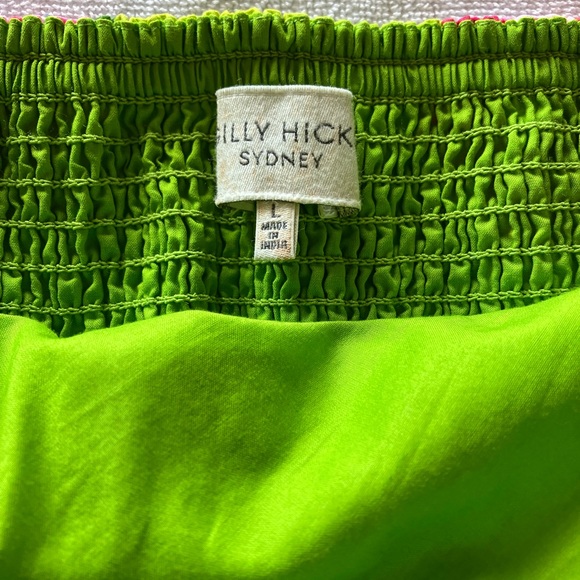 Gilly Hicks Lime Green and Pink Floral Juniors Size Large - Picture 6 of 6